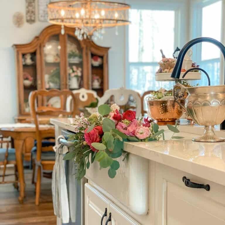 Vintage Wood Dining Set