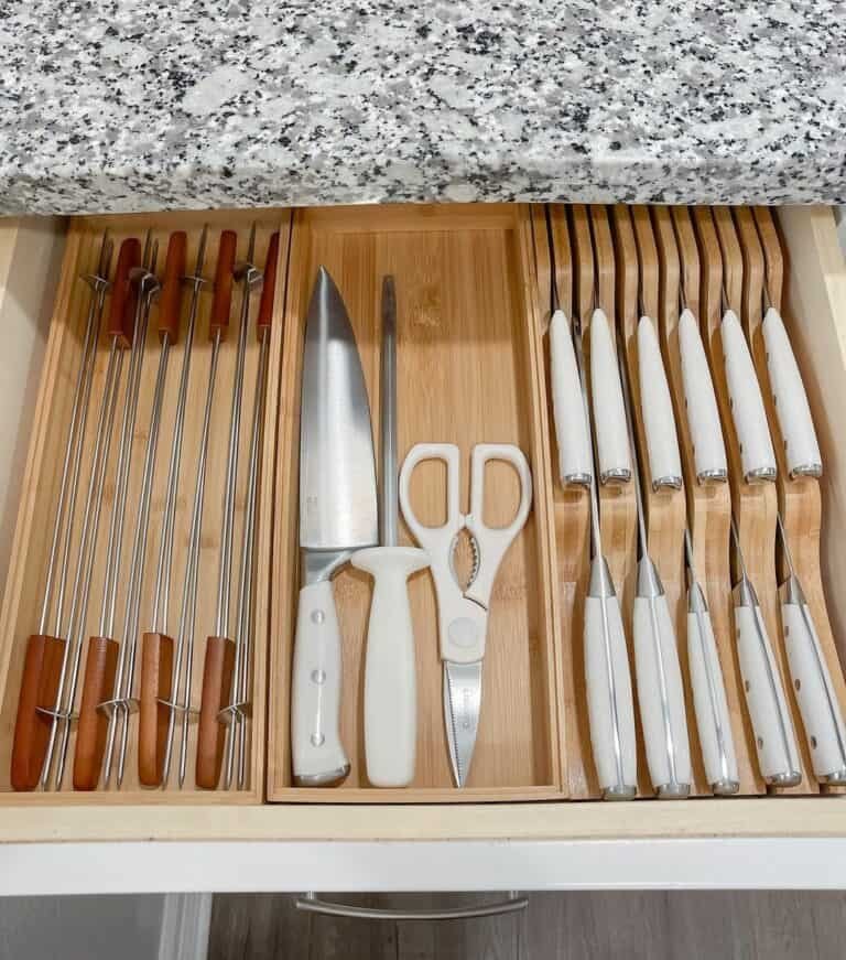 Wooden Cutlery Tray