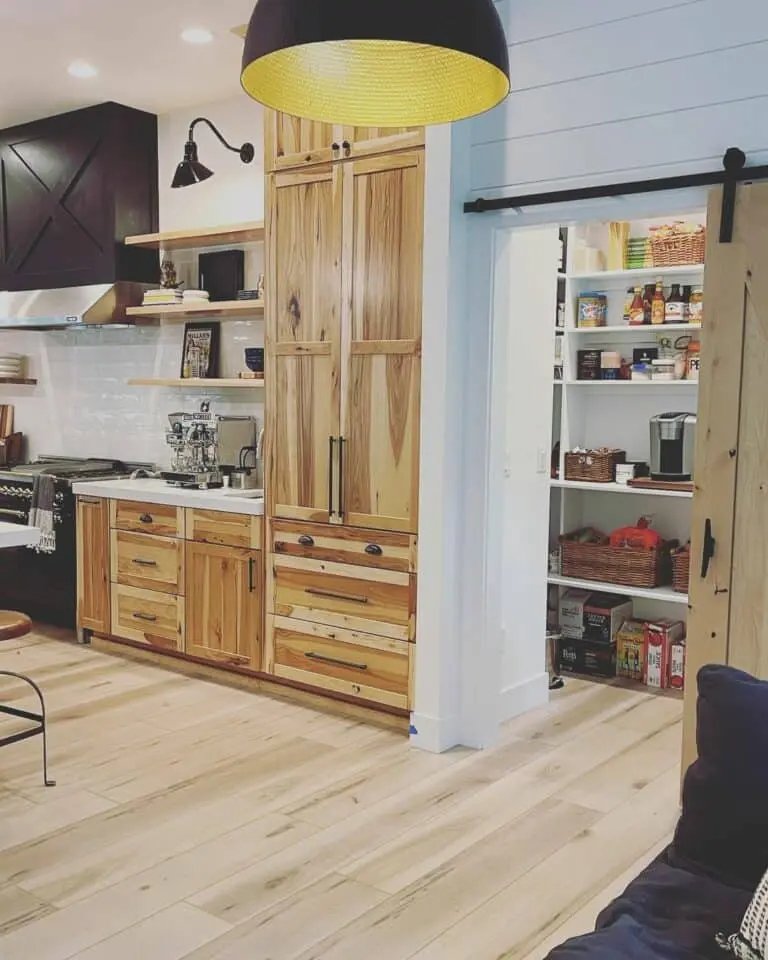 Wooden Sliding Door Pantry